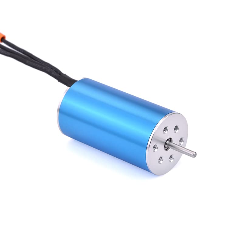 KingVal Replacement 2445 5400KV Sensorless Brushless Motor Shaft Diameter 2.3mm with 35A Brushless ESC Combo Compatible with 1/1