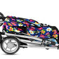 Baby Doll Stroller Gift for Kids, Toy Doll Stroller with Adjustable Canopy & Storage Basket Push Baby Stroller for Dolls Foldabl