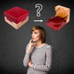 Blovec 3D Wooden Puzzle Box - Impossible Dovetail Brain Teaser with Secret Compartment, Red, 1.96x1.96x0.51 inch, Model AC008