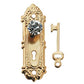 Dollhouse Miniature Crystal Opryland Doorknob w/Plate & Key by Houseworks