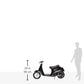 Razor Pocket Mod Vapor 24 Volts Electric Retro Scooter High Torque Chain Driven Motor And Spoked With Pneumatic Tires For 13 Years Old And Up, Black
