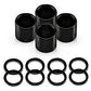 Kata Skateboards Longboard Speed Kit for Skateboard Trucks 4 Spacers + 8 Washers (Black)