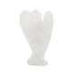 Ouubuuy White Jade Crystal Angel Figurines Statues Natural Gemstone Carved Pocket Guardian Angel 1.5 inch for Healing Reiki Spir