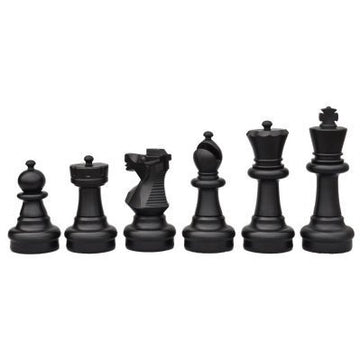 Megachess Giant Oversized Premium Chess Set With 25 Inch Tall King With Quick Fold Nylon Mat