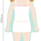 Floss & Rock Magnetic Dress Up Wooden Doll (Elsie)