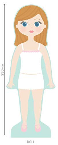 Floss & Rock Magnetic Dress Up Wooden Doll (Elsie)