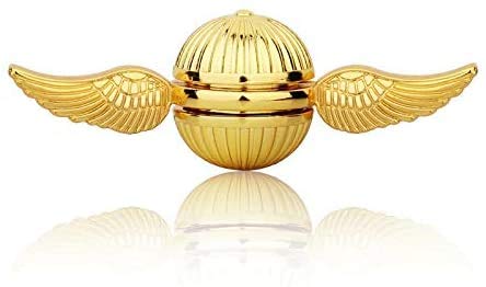 Umnodobn Gold Fidget Spinner Magic Orb Anxiety Toys Stress Relief Reducer Spin Fidgets Hand Bearing Tri Spinner Finger Spinners Toy Focus Fidgeting Restless Novelty Gift For Adults Kids
