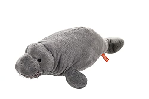 WILD REPUBLIC Cuddlekins Manatee Plush Toy, 17" Stuffed Animal, Polyester, Gifts for Kids