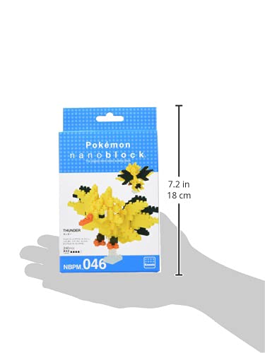 Nanoblock - Pokémon - Zapdos, Pokémon Series Building Kit
