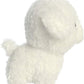 Aurora® Bichon Frise Stuffed Animal - White 6.5 Playful Teddy Pet - Unique Design for Endless Play - Small Size