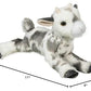 Douglas Poppy Goat Plush Stuffed Animal - 11 White/Gray Soft Toy for Kids