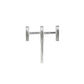 Taco Metals Marine F31-0780BXY-1 Deluxe Trident Rod Holder Cluster with Tool Caddy - Straight
