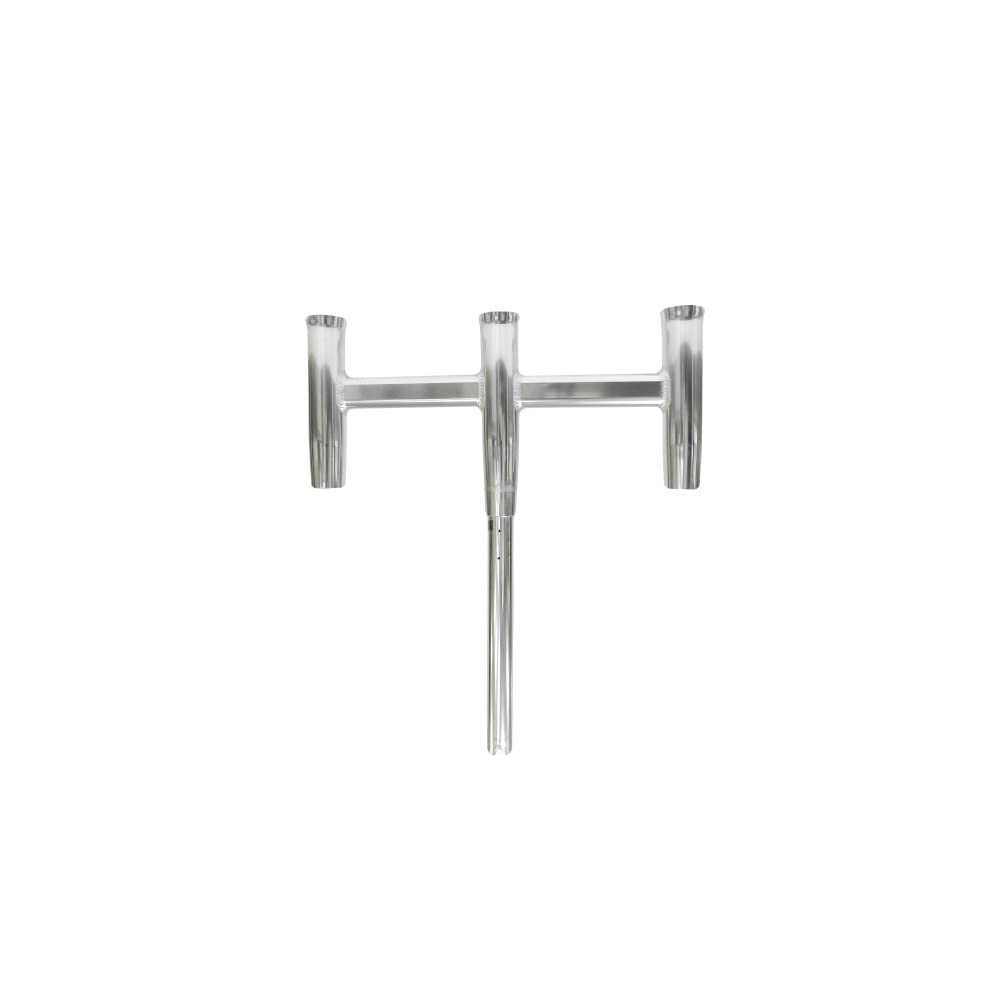 Taco Metals Marine F31-0780BXY-1 Deluxe Trident Rod Holder Cluster with Tool Caddy - Straight