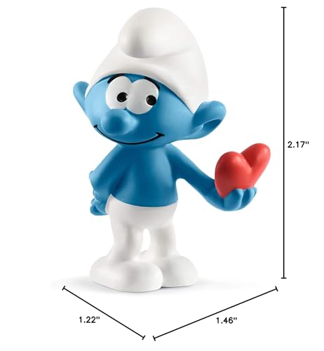 Schleich Smurfs, Retro Toys For Kids, Smurf With Heart Toy Figurine