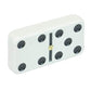 Marion Jumbo Double 9 Domino Set (55 Tiles) with Spinners - Professional Size in White Arcadian Paper Storage Box
