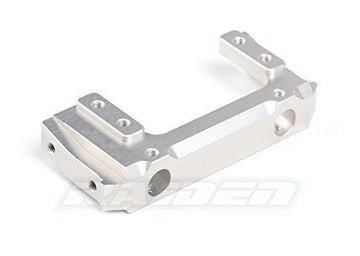 Aluminum Alloy Combat Style Servo Relocation Bumper Mount for Axial SCX10 II 90046 90047 1pc (Silver)