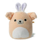 Squishmallows 2023 Easter Stevon The Dog Plush Toy, 5 Inch, Beige/White, Soft Polyester