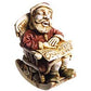 Harmony Kingdom Jingle Bell Rock Santa Figurine, Red, White, Black, Ivory