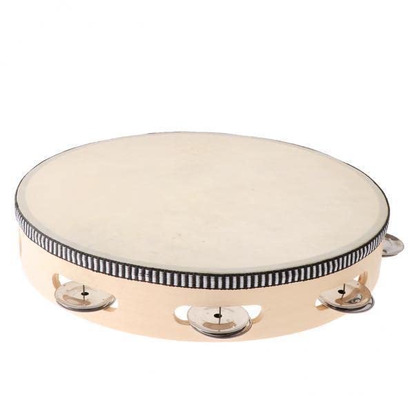Bnf 3Xwooden Musical Tambourine Beat Instrument Hand Drum Educational Toys 10Inch|Musical Instruments & Gear | Percussion | Hand