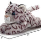 The Petting Zoo Snow Leopard Stuffed Animal Plushie, Gifts For Kids, Scoopz Wildlife Animals, Leopard Plush Toy, 8 Inches