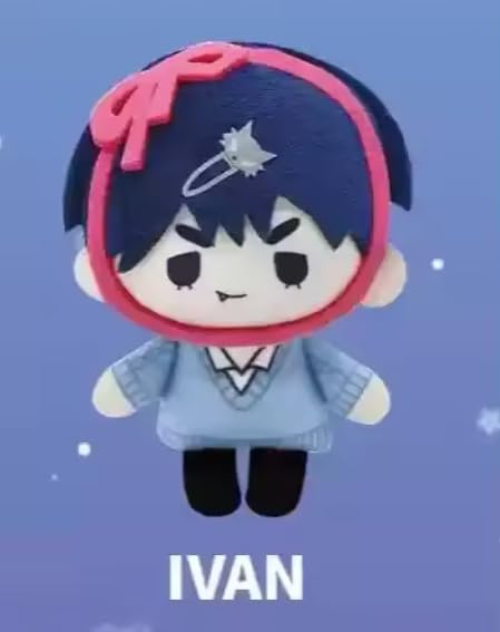 KILA MILA Anime lvan Till Plush Keychain, Mizi Sua Till Ivan Hyuna Luka Officially Licensed Blind Box Mini Plush Pendant Key Cha
