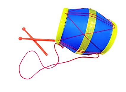 Smart Picks Small Dholki Drum Musical Plastic Toy For Kids