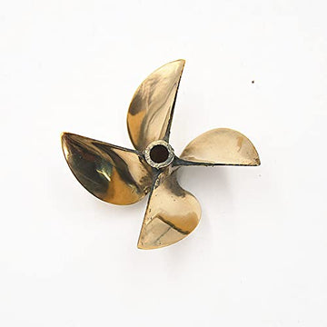 NC 4 Leaves Dia 67mm P1.7 RC Boat Aluminum Alloy Propeller with 1/4'' Shaft