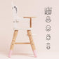 Le Toy Van - Educational Wooden Toy Role Play Beautiful Doll High Chair | Girls Pretend Play Toy Pram Playset - for Ages 3+ (TV6