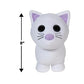 Adopt Me! Collector Plush - Snow Cat - Series 2 - in-Game Stylization Plush - limited availability Virtual Item Code Included - Toys for Kids Featuring Your Favorite Pet  Ages 6+