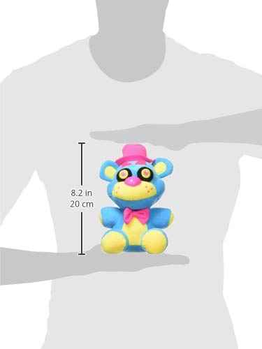 Funko Plush Five Nights at Freddy's Freddy Neon Collectible, 8 Inch Polyester Toy, Model 23432