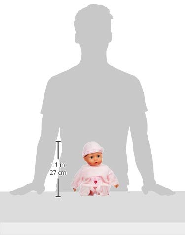 Bayer: First Words Baby Doll with Sounds and Accessories, 15 Inch Soft-Body, Realistic Baby Sounds, Includes Pacifier and Bottle