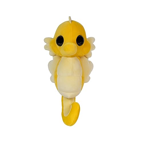 Adopt Me! Seahorse Collector Plush - 8" Rare Series 2 Toy - Polyester Material - Exclusive Virtual Item Code Included