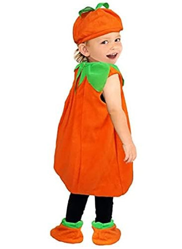 Eozy Kids Cute Pumpkin Costume Set Halloween Trick Or Treat Dress Up Cosplay School Party