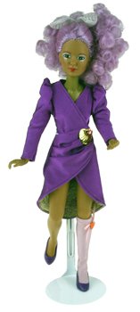 Kaiser Doll Stand 2201 - White Doll Stand For 11'' To 12'' Small-Waisted Fashion Dolls Like Barbie