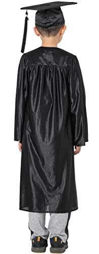 Graduatepro Kindergarten Graduation Cap And Gown Package Class Of 2025 For Kids With Stole Certificate As Party Gift Black 27