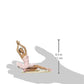 Cosmos Gifts 20903 African American Ballerina In Pink Dress 4 3/4' H