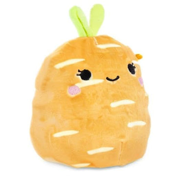 Squishmallow Oficial Kellytoy Food Squad Plush Toys Soft Plush Animal (Caroleena Carrot, 8 Inch)