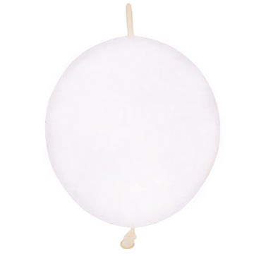 In-Jooyaa 6 Inch Clear Latex Link Balloon 100 Pcs Quick Link Balloons For Party Decoration