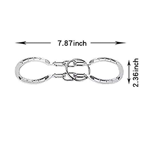 Shuyue Classical Metal Horseshoe Puzzle Traditional Brain Teaser Puzzles Jigsaw Toy (Silver)