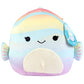 Squishmallows 8" Canda The Rainbow Fish Plush - Soft & Squishy Stuffed Animal Toy - Rainbow Color - Officially Licensed Collectible