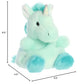 Aurora Adorable Palm Pals Tilly Blue Unicorn Stuffed Animal - Pocket-Sized Play - Collectable Fun - Blue 5 Inches