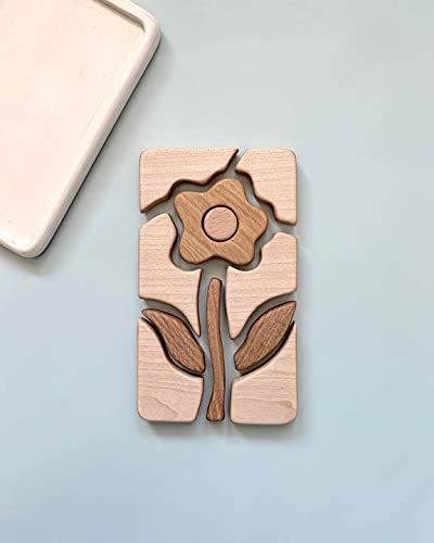 Nyra Decor Handmade Wooden Puzzle Flower