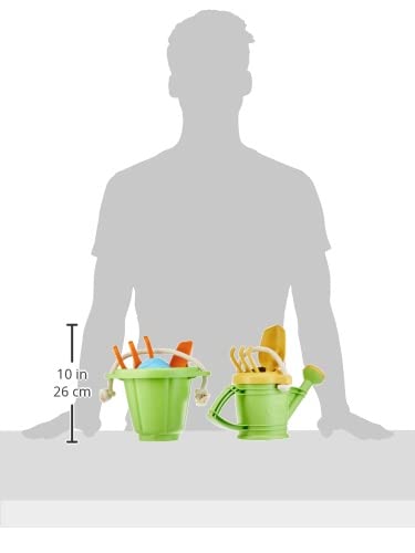 Sand Play Set Green and Watering Can Green Bundle