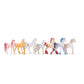 Schleich bayala 7-Piece Gemstone Collectible Unicorn Toy Set with 7 Unique and Collectible Toy Unicorns