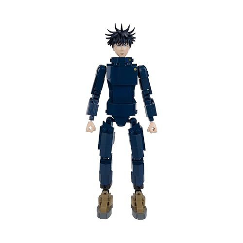 BLDR Jujutsu Kaisen Megumi Fushiguro Building Set - 9.5-Inch Buildable Articulated Action Figure  0120