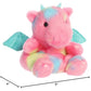 Aurora Adorable Palm Pals Anya Dragon Stuffed Animal - Pocket-Sized Play - Collectable Fun - Pink 5 Inches