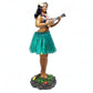 Kc Hawaii Leilani Dashboard Hula Doll Playing Ukulele Green 7 Inch