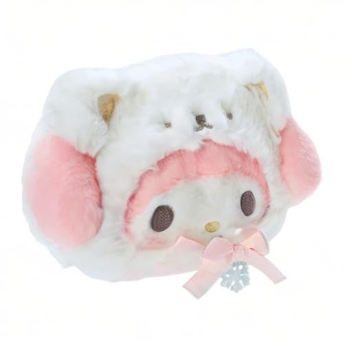Sanrio 656054 My Melody Pouch (Fluffy Snow Design)