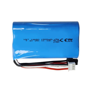 KBT RC Car Lithium Battery: 7.4V 1500mAh Rechargeable Li-ion Battery, 15C High Drain Discharge Batteries for RC Cars, Boat Spare