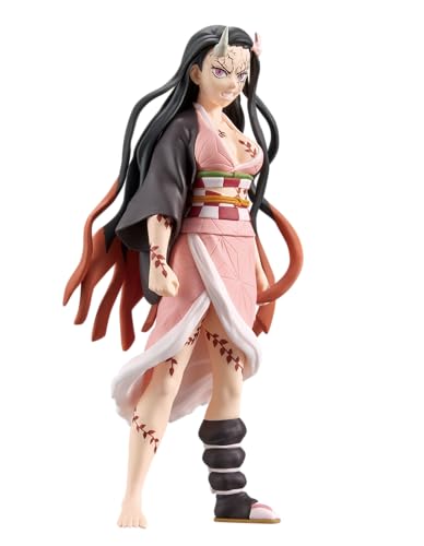 Banpresto Demon Slayer Nezuko Kamado Figure vol. 26 (ver. B) - Medium PVC, Nezuko Kamado Color, Model BAN19255